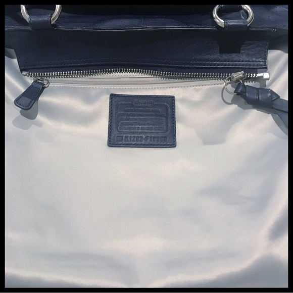 Coach Park Elevated Leather Snakeskin F19969 - Picture 10 of 11